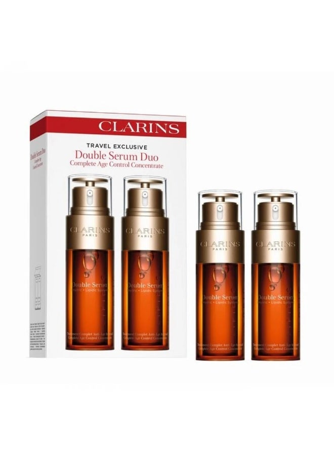 clarins clah Clarins Travel Exclusive Double Serum Duo (Hydric + Lipidic System), Complete Age Control Concentrate 50ml. - Image 3